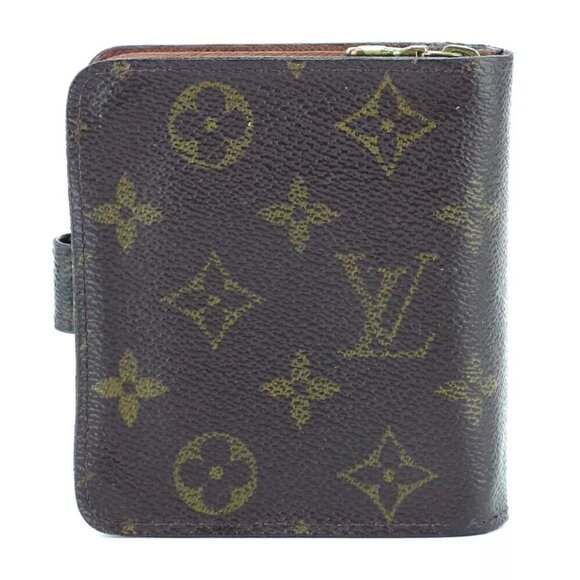 Louis Vuitton Two-folded wallet monogram beige monogram canvas used T10421 - Picture 4 of 7